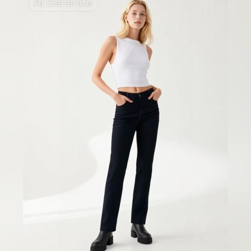 Reformation black dress pants